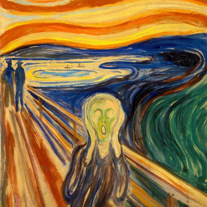 Puzzel Edvard Munch: De Schreeuw 1000 stukjes