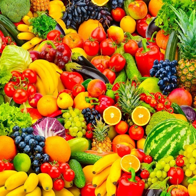 Geniet van puzzel Fruit en groenten 1000 stukjes
