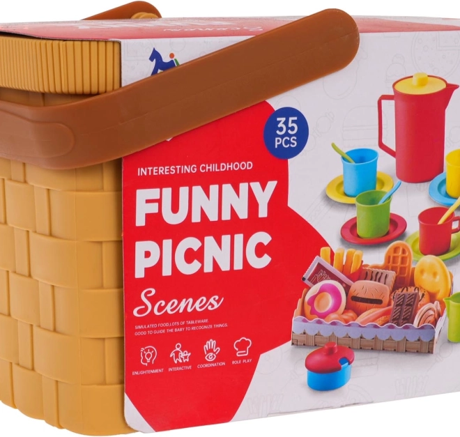 Kinder picknickmand – 35-delig
