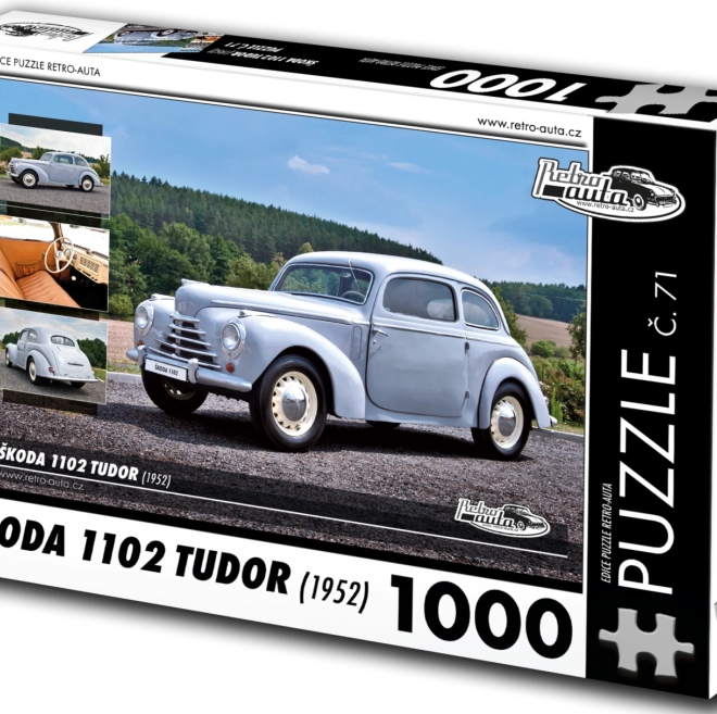 Puzzel Retro Auto's Škoda 1102 Tudor 1952 1000 stukjes