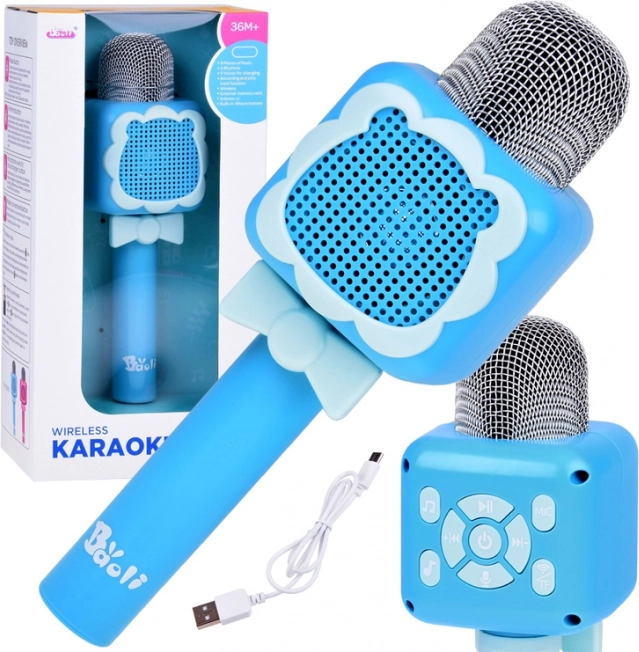 Draadloze microfoon voor kinderen karaokeplezier – Roze