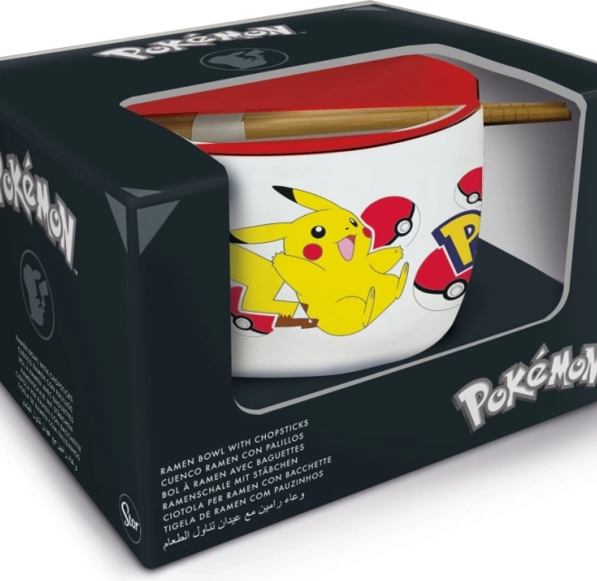 Pokémon ramen kom en stokjes cadeau set