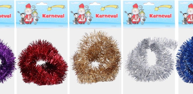 Decoratieve pluizige golvende metalen draad