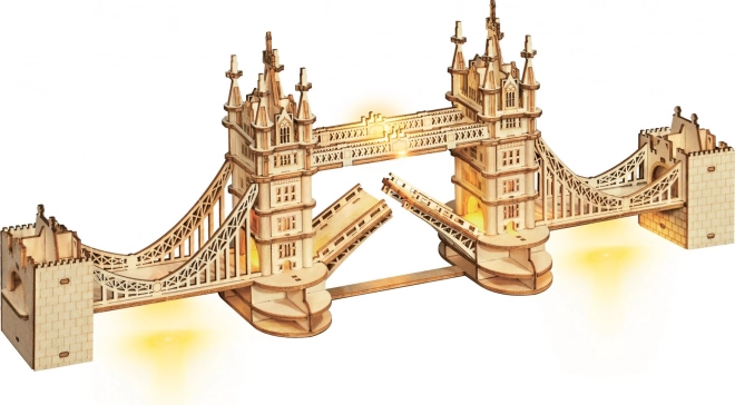 RoboTime houten 3D puzzel brug Tower Bridge verlicht
