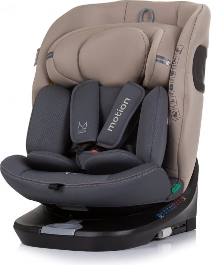 autostoeltje i-Size 40–150 cm met Isofix en 360° draaien, Macadamia