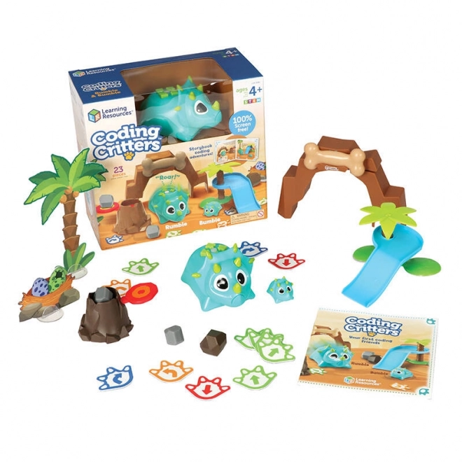 Coding Critters Rumble & Bumble van Learning Resources – interactieve dinosaurusrobot voor kinderen