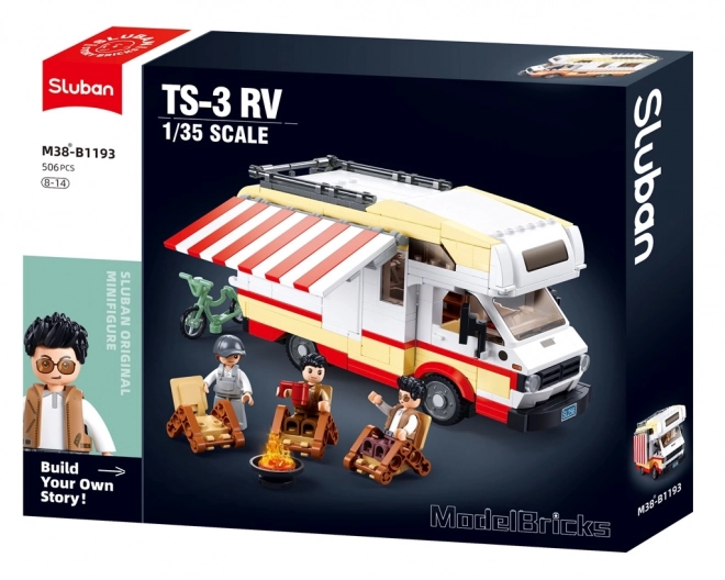 Sluban Camperwagen op schaal 1:35