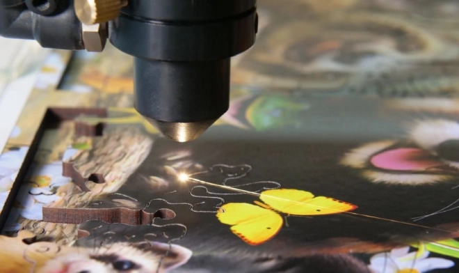 Houten puzzel Lente in Parijs