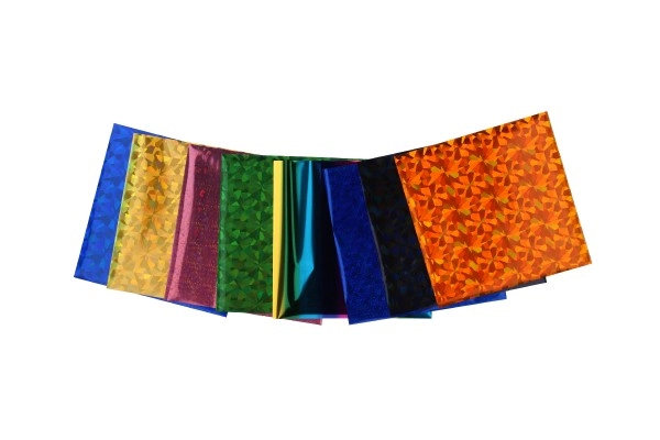 Kleurrijke decoratieve folies