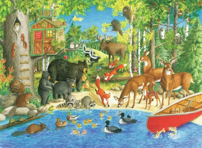 Ravensburger puzzel Bosvrienden XXL 200 stukjes