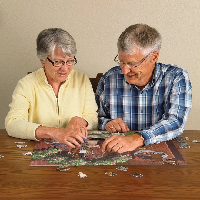 Puzzel Het gaat de kippen goed XL 275 stukjes