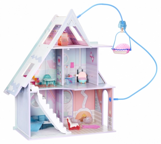 Houten poppenhuis L.O.L. Surprise Winter Cottage