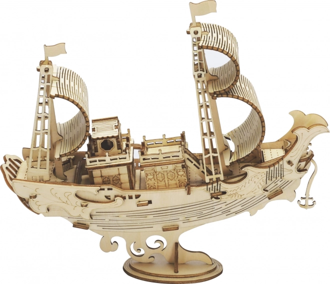 Japanse diplomatieke boot - 3D houten bouwpakket - decoratie