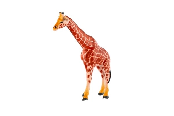 Giraffe met Net Zooted Plastic 17cm in Zak