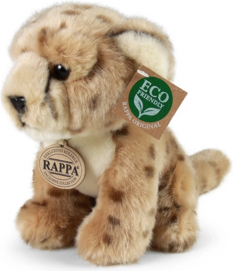 Zittende pluche cheeta 18 cm eco friendly