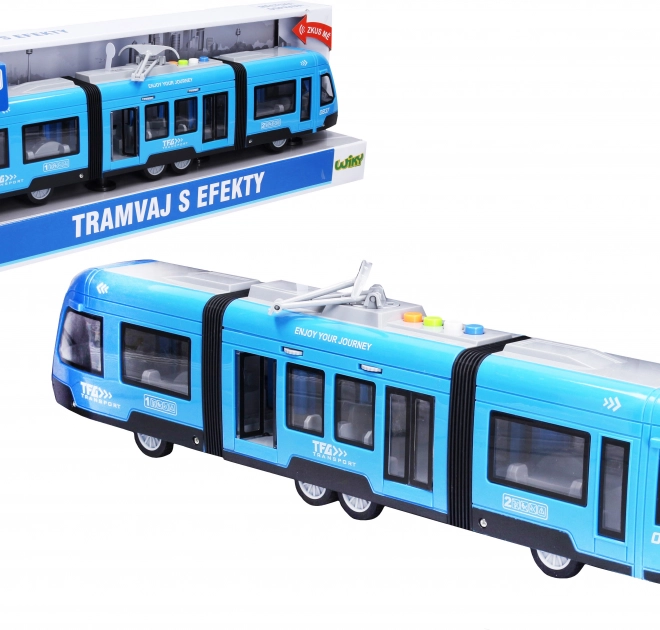 Moderne tram met effecten 44 cm