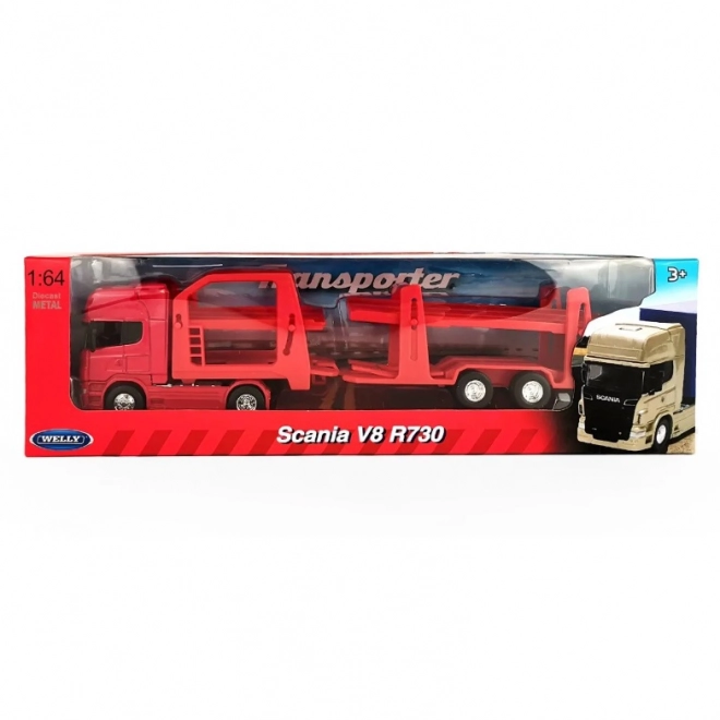 WELLY MODELY SCANIA V8 R 730 vrachtwagen 1:64