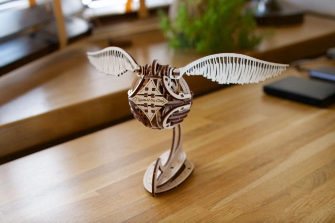 Ugears 3D houten mechanische puzzel Gouden Snaai, Harry Potter
