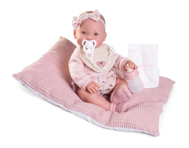Antonio Juan 50414 MIA - knipperende en plassende realistische baby pop met volledig vinyllichaam - 42 cm