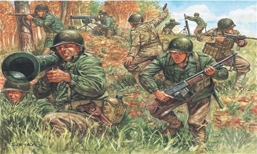 Amerikaanse infanterie Tweede Wereldoorlog Italeri