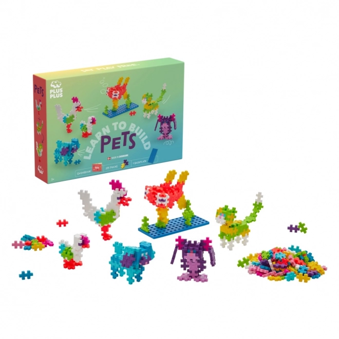 Plus-Plus Leer huisdieren bouwen