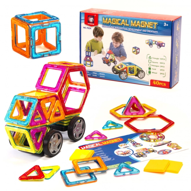 Magnetische bouwset Magical Magnet 40 stuks