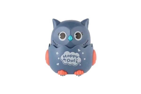Sovy Happy Owl plastic 7x8 cm rijdend