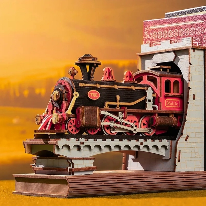 3D puzzel boekensteun Historische stoomtrein
