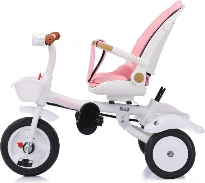CHIPOLINO Driewieler met zonnescherm Futuro 2-in-1 Prinses
