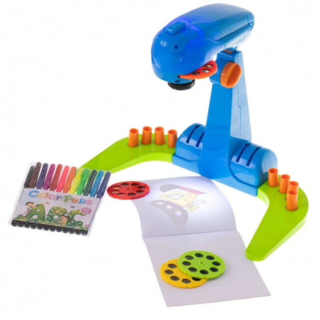 Tafelprojector met accessoires voor tekenen
