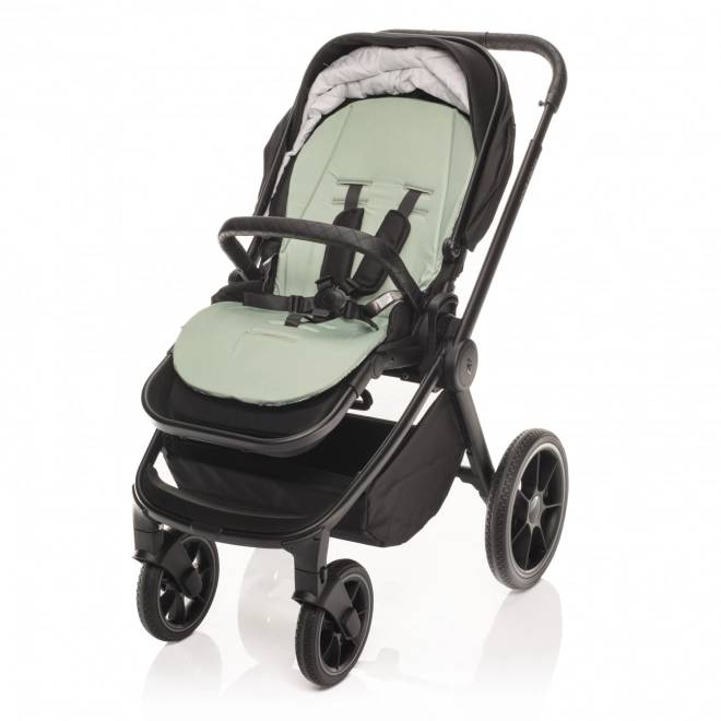 Kinderwagenmat van traagschuim Comfort, Madagaskar Groen