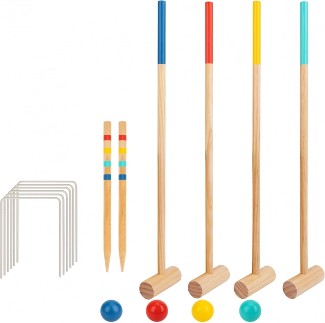 Houten croquet voor 4 spelers TOOKY TOY