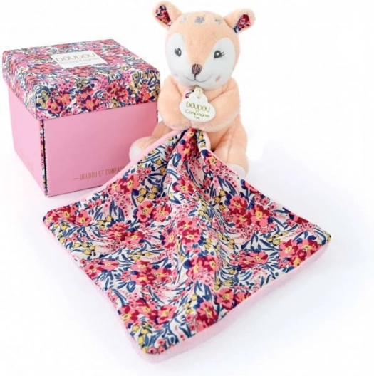 Doudou cadeau set – pluchen hertje en dekentje