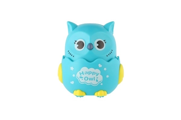Sovy Happy Owl plastic 7x8 cm rijdend