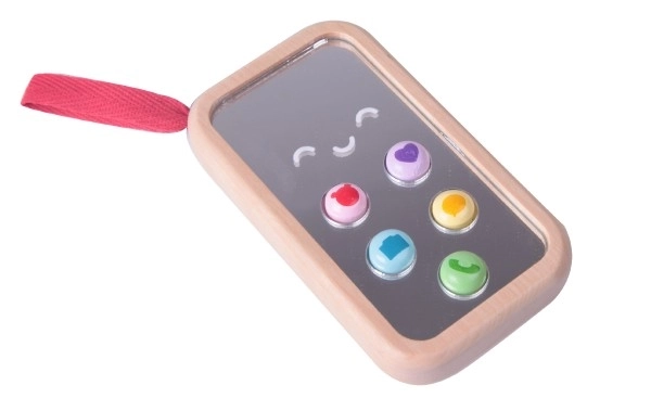 Klassieke Wereld Houten Mijn Eerste Mobiele Telefoon