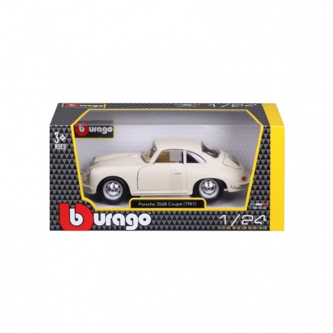 Bburago 1:24 Porsche 356B Coupé (1961) Ivoor