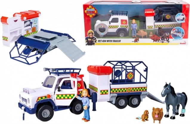 Reddingsvoertuigenset Brandweerman Sam