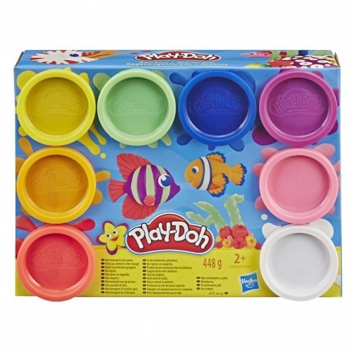 Play-Doh Verpakking van 8 neon kleuren potjes