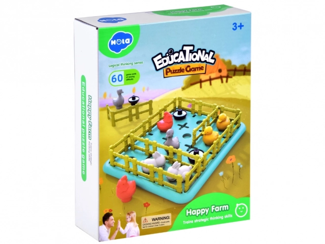 Vrolijke boerderij - logische en educatieve spel