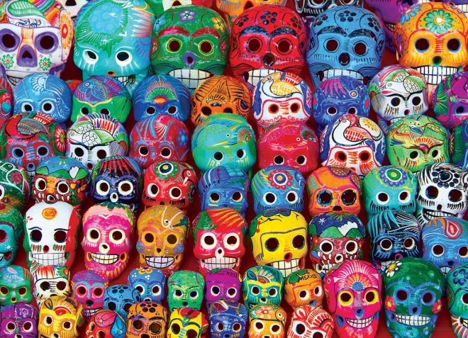 Eurographics puzzel Traditionele Mexicaanse schedels 1000 stukken