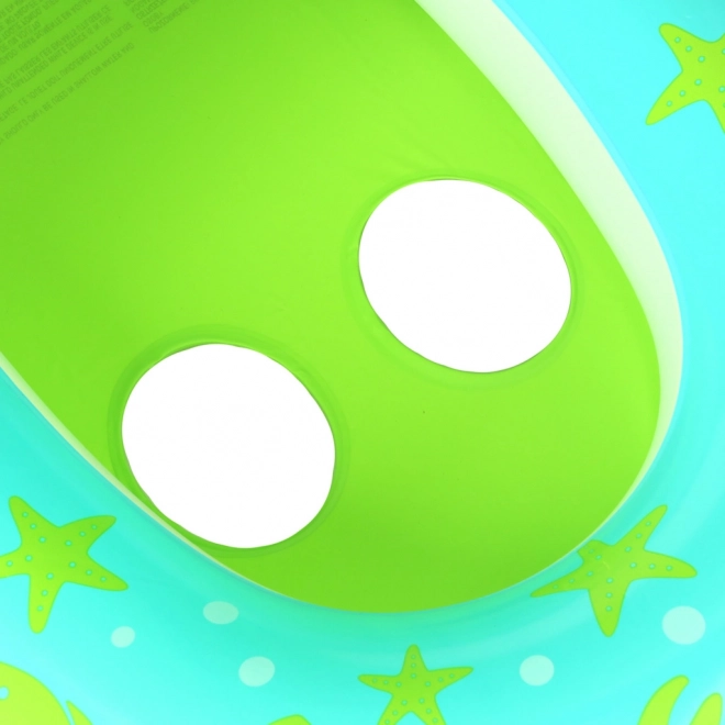 Groene opblaasbare drijfring met klep BESTWAY voor baby's