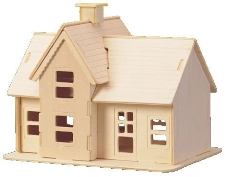 Houten 3D-puzzel Graafmachine