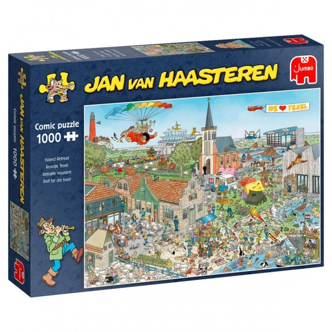JUMBO Puzzel JvH Vlucht boven het eiland 1000 stukjes