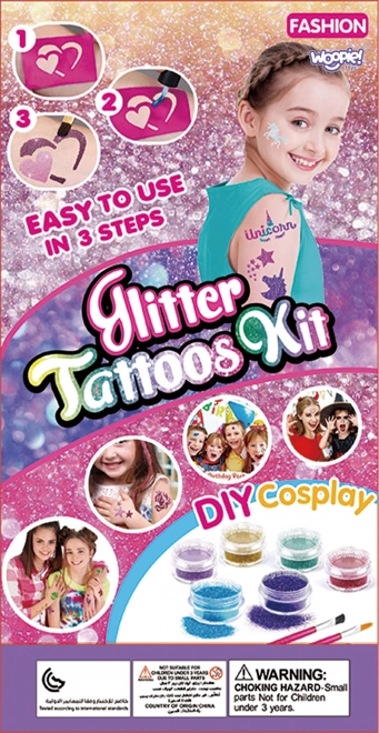 Woopie Art&Fun XXL set voor het maken van tatoeages