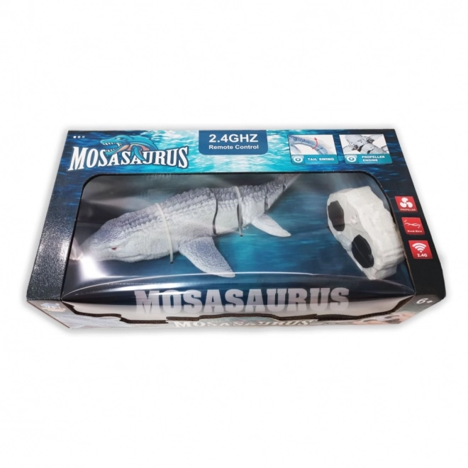 Amfibische hagedis Mosasaurus op afstandsbediening