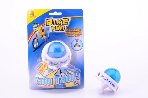 Blauw politie zwaailicht