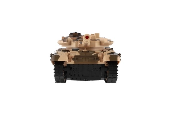 Op afstand bestuurbare tank met oplaadbare set en geluidseffecten