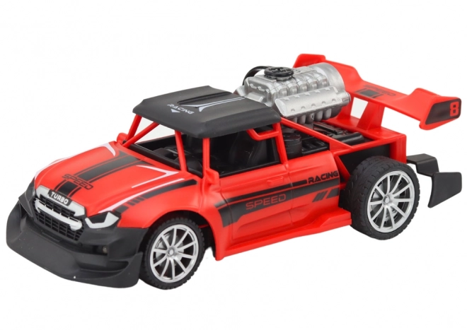 RC op afstand bestuurbare auto 1:20 Lichten met rookeffect rood