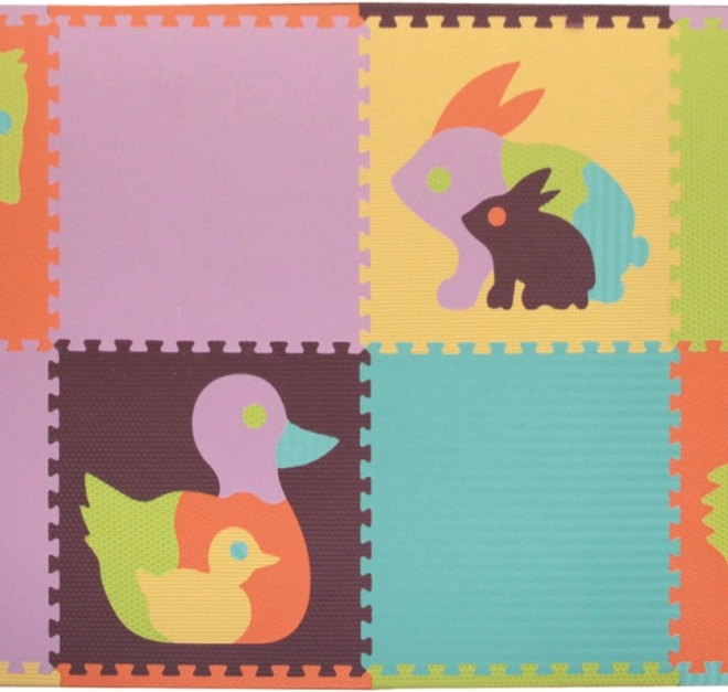 Schuimpuzzel Dieren met randen