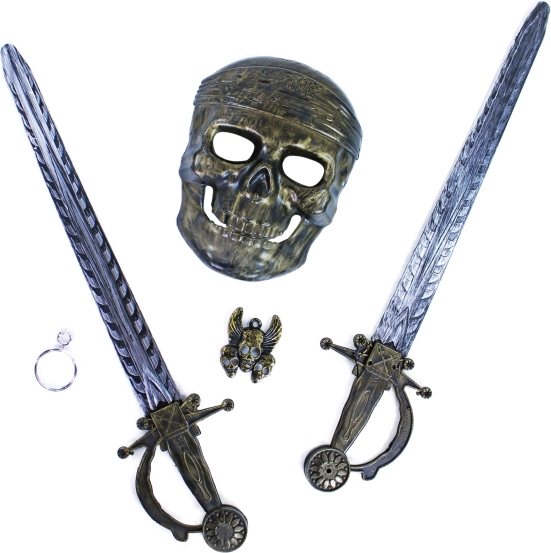 Piraten set met masker en zwaarden